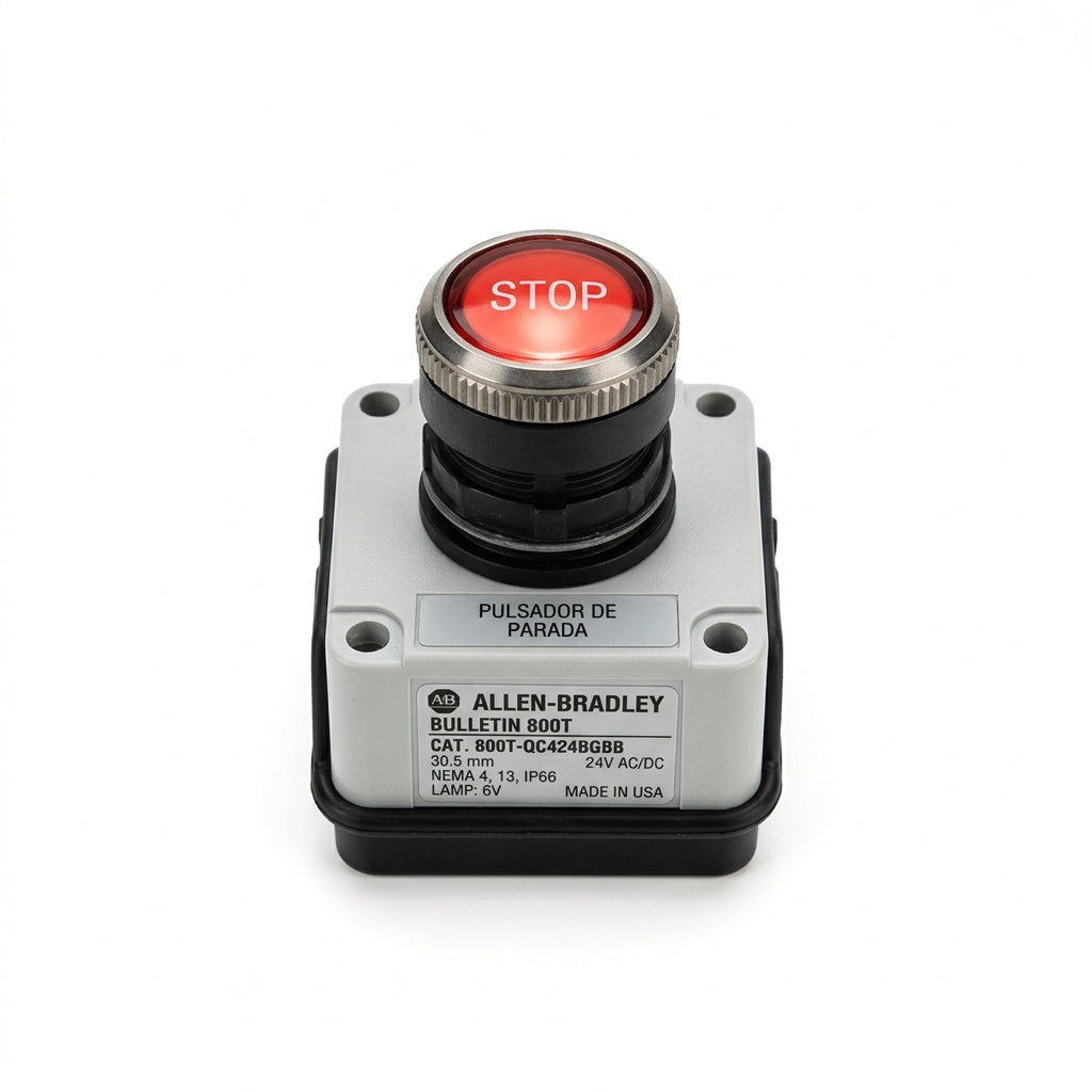 ALLEN-BRADLEY 800T-QC424BGBB BOTONES PULSADORES BOTONERAS Y ACCESORIOS