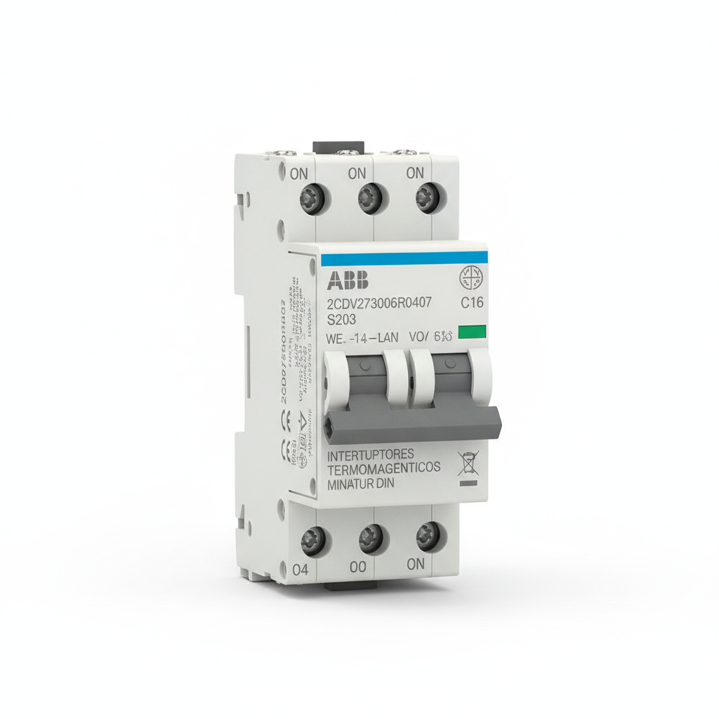 ABB 2CDV273006R0407 INTERRUPTORES TERMOMAGNETICOS MINIATURA RIEL DIN