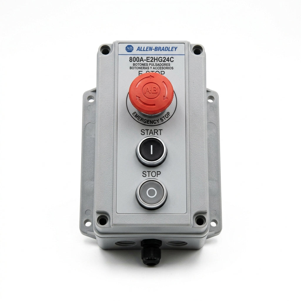 ALLEN-BRADLEY 800A-E2HG24C BOTONES PULSADORES BOTONERAS Y ACCESORIOS