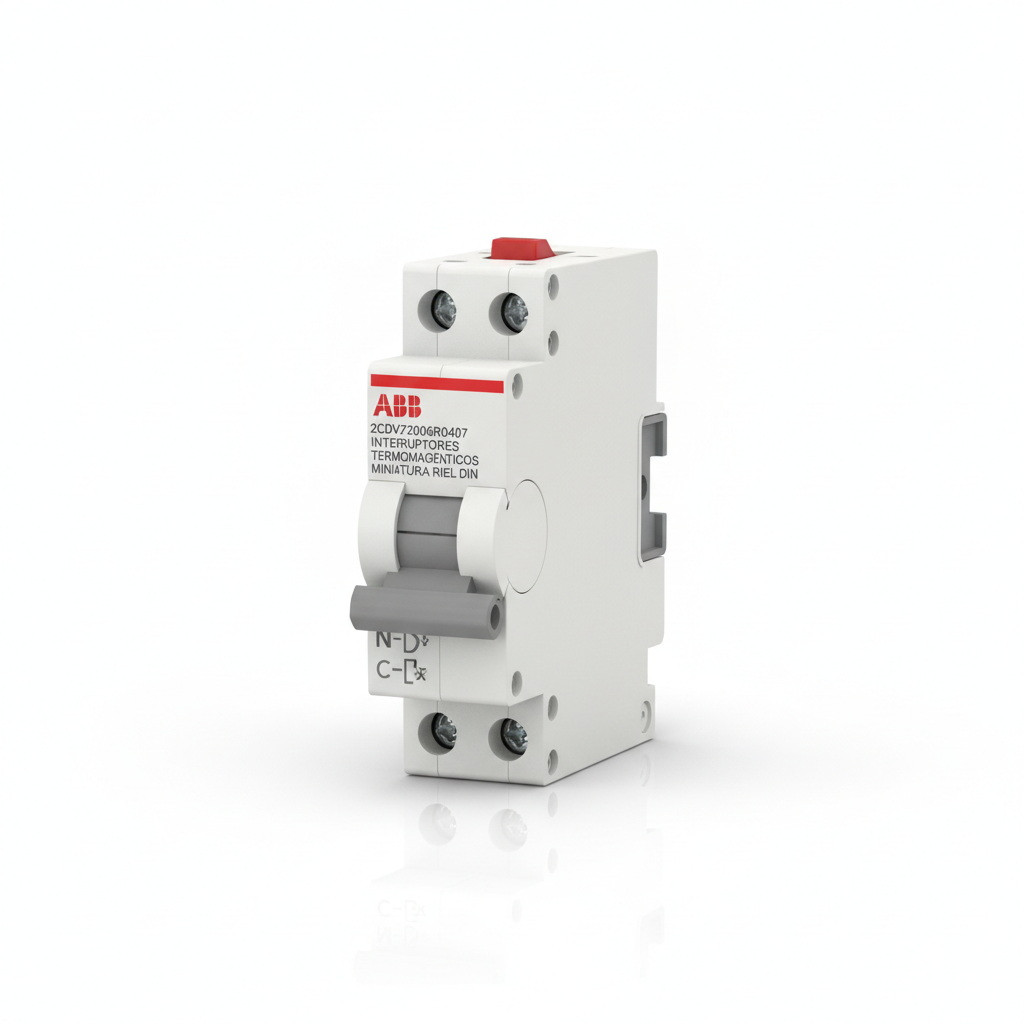 ABB 2CDV272006R0407 INTERRUPTORES TERMOMAGNETICOS MINIATURA RIEL DIN