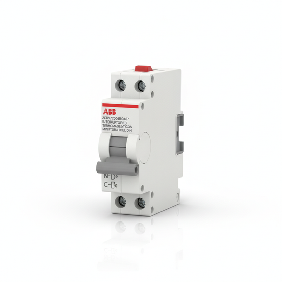 ABB 2CDV272006R0407 INTERRUPTORES TERMOMAGNETICOS MINIATURA RIEL DIN