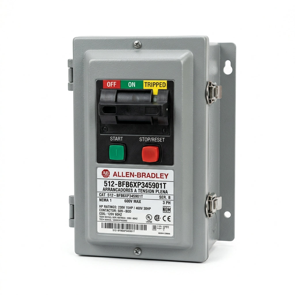 ALLEN-BRADLEY 512-BFB6XP345901T ARRANCADORES A TENSION PLENA