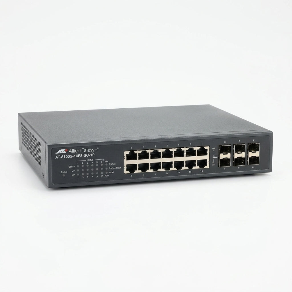 ALLIED-TELESYN AT-8100S-16F8-SC-10 ACCESS POINTS- GATEWAYS-MODEMS-SWITCHES-ROUTERS