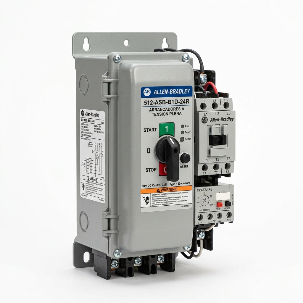 ALLEN-BRADLEY 512-ASB-B1D-24R ARRANCADORES A TENSION PLENA
