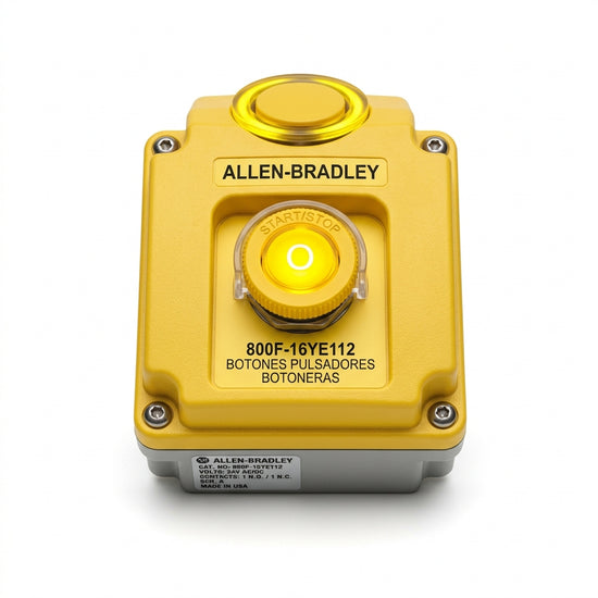 ALLEN-BRADLEY 800F-16YE112 BOTONES PULSADORES BOTONERAS
