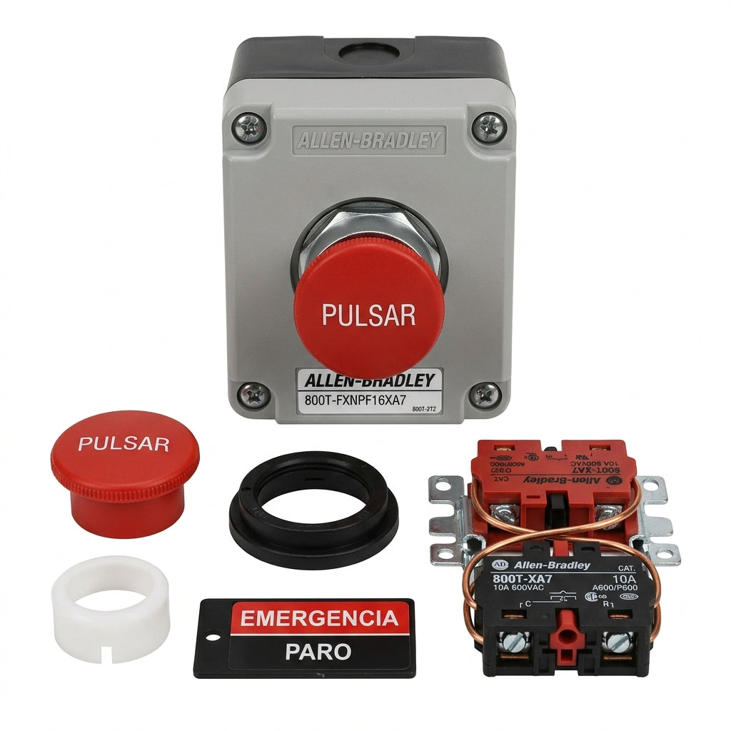 ALLEN-BRADLEY 800T-FXNPF16XA7 BOTONES PULSADORES BOTONERAS Y ACCESORIOS
