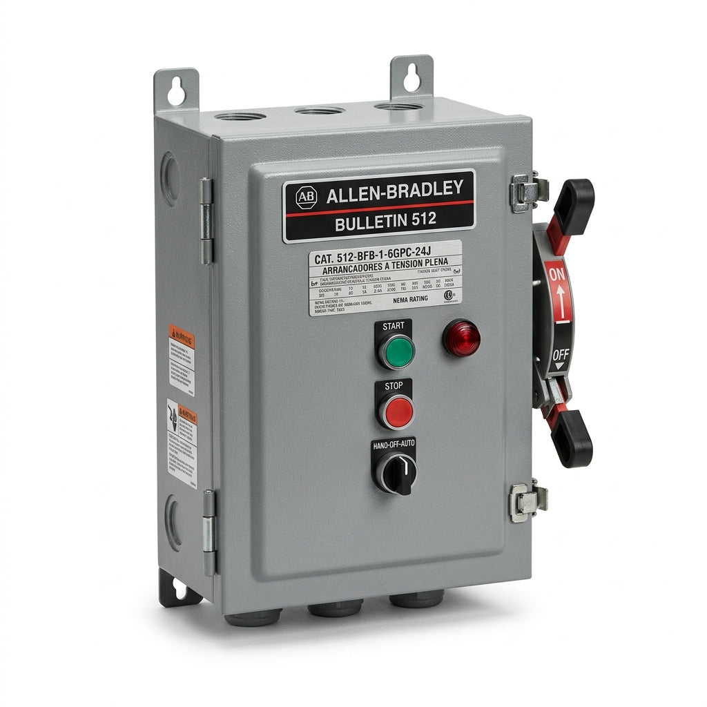 ALLEN-BRADLEY 512-BFB-1-6GPC-24J ARRANCADORES A TENSION PLENA