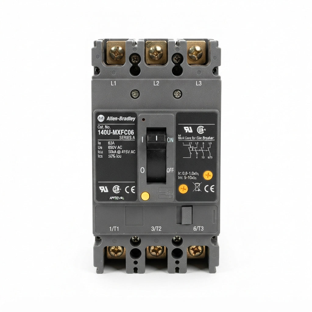 ALLEN-BRADLEY 140U-MXFC06 INTERRUPTORES TERMOMAGNETICOS EN CAJA MOLDEADA
