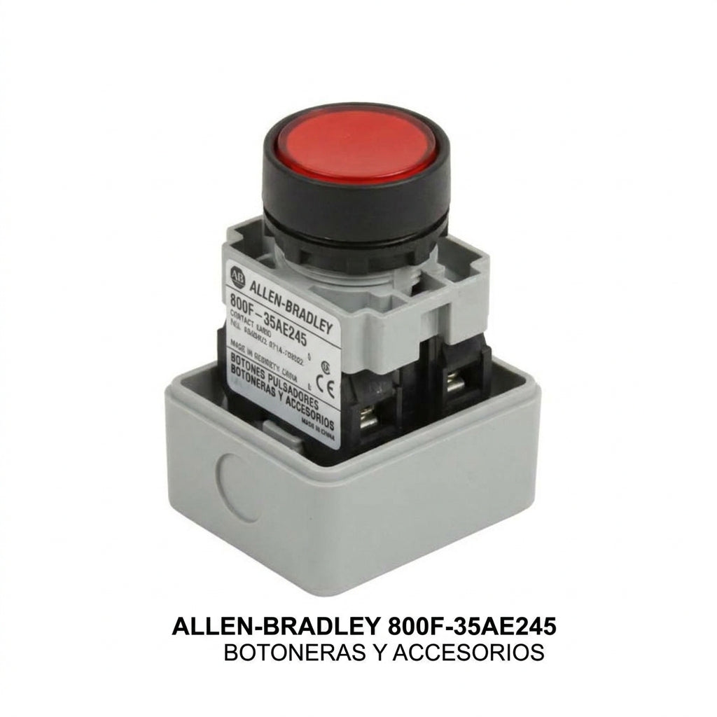 ALLEN-BRADLEY 800F-35AE245 BOTONES PULSADORES BOTONERAS Y ACCESORIOS