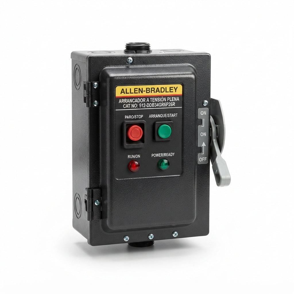 ALLEN-BRADLEY 512-DDB34GR6P26R ARRANCADORES A TENSION PLENA