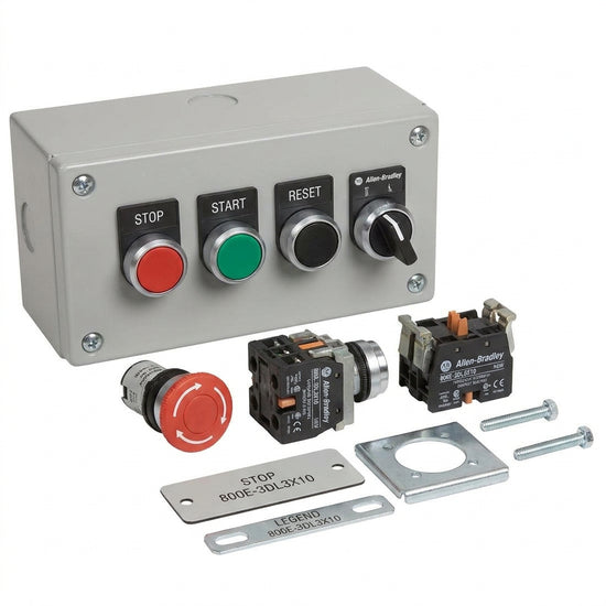 ALLEN-BRADLEY 800E-3DL3X10 BOTONES PULSADORES BOTONERAS Y ACCESORIOS