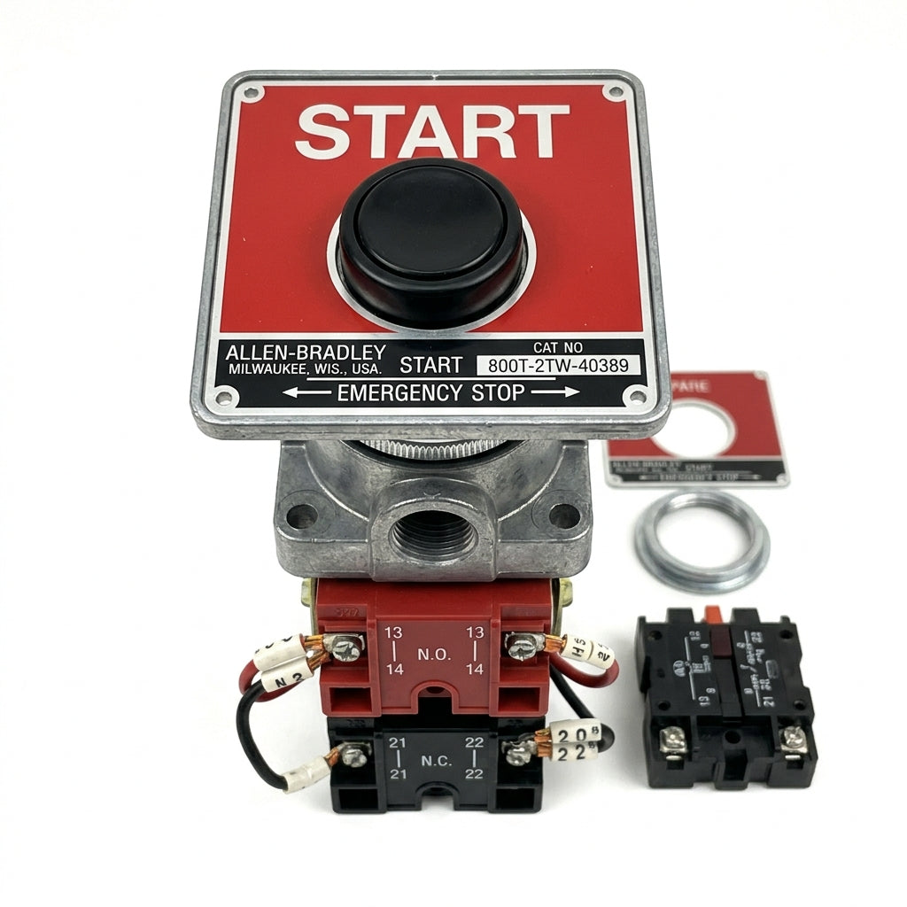 ALLEN-BRADLEY 800T-2TW-40389 BOTONES PULSADORES BOTONERAS Y ACCESORIOS