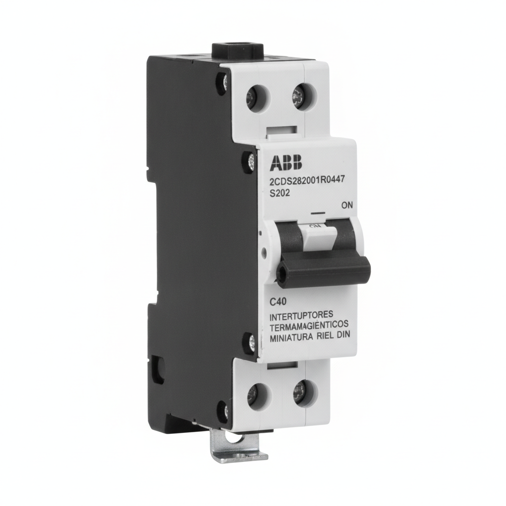 ABB 2CDS282001R0447 INTERRUPTORES TERMOMAGNETICOS MINIATURA RIEL DIN