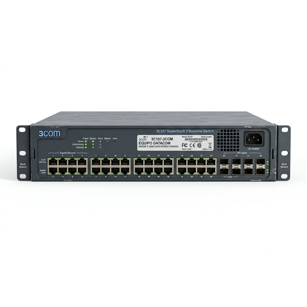 3COM 3C107-3COM EQUIPO DATACOM (REDES Y CABLEADO ESTRUCTURADO)