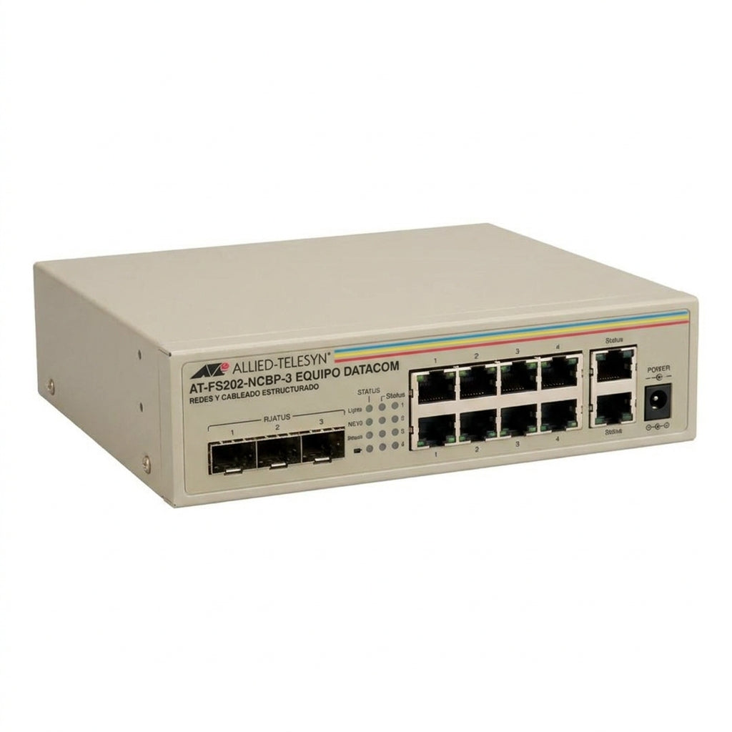 ALLIED-TELESYN AT-FS202-NCBP-3 EQUIPO DATACOM (REDES Y CABLEADO ESTRUCTURADO)