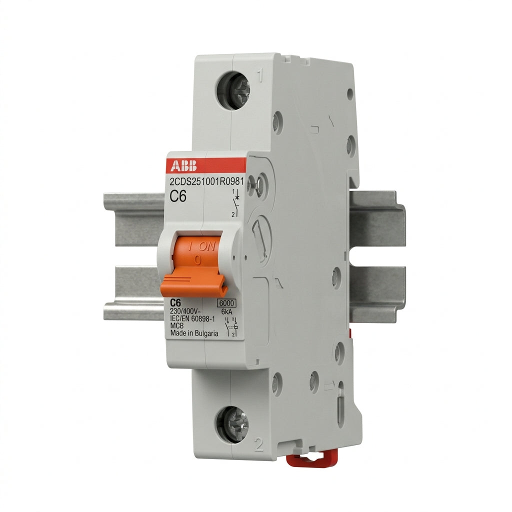ABB 2CDS251001R0981 INTERRUPTORES TERMOMAGNETICOS MINIATURA RIEL DIN