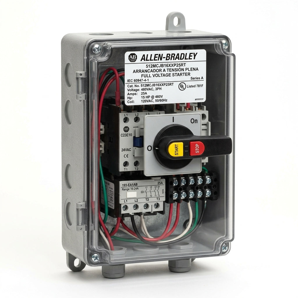 ALLEN-BRADLEY 512MCJB16XXP25RT ARRANCADORES A TENSION PLENA