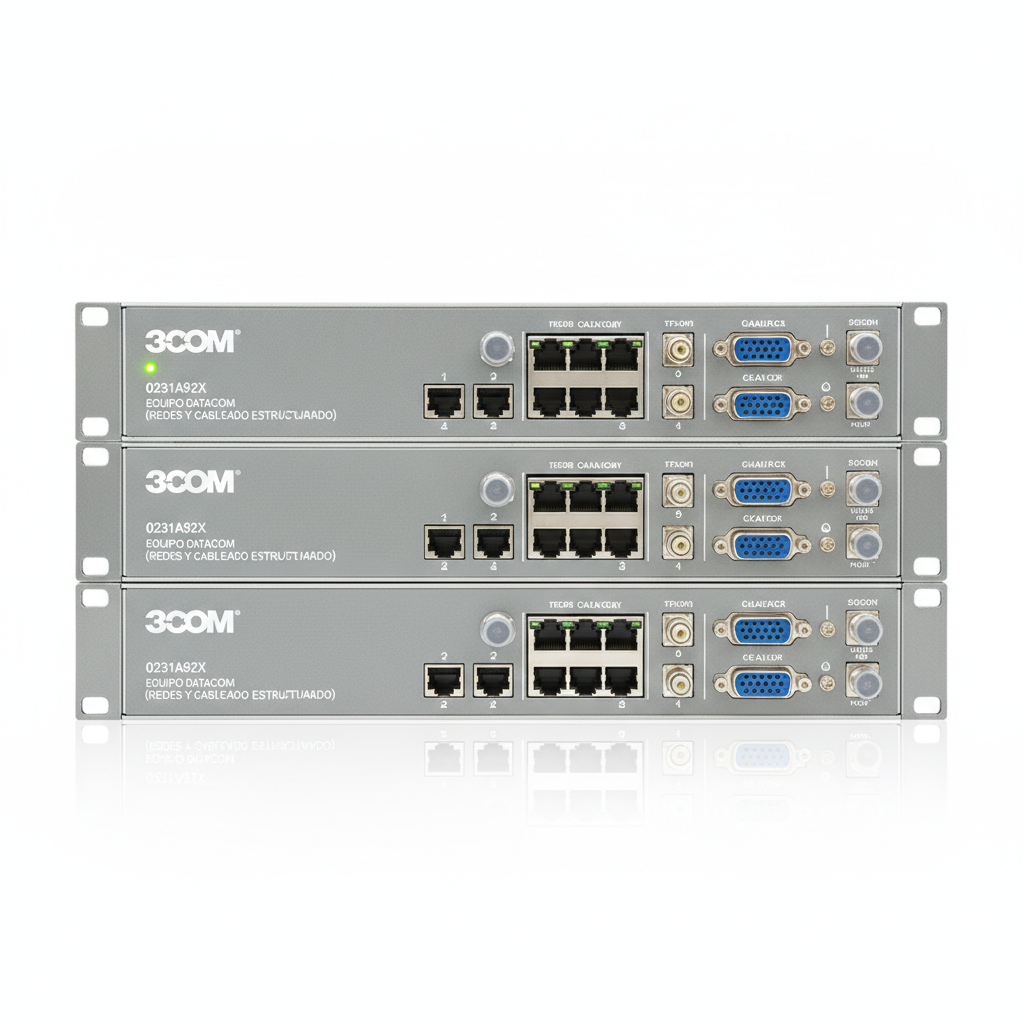 3COM 0231A92X EQUIPO DATACOM (REDES Y CABLEADO ESTRUCTURADO)