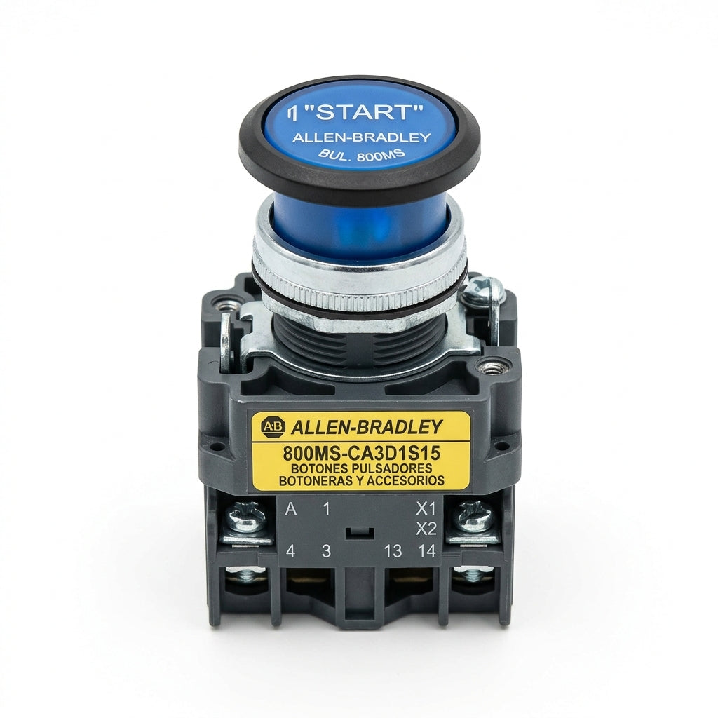 ALLEN-BRADLEY 800MS-CA3D1S15 BOTONES PULSADORES BOTONERAS Y ACCESORIOS