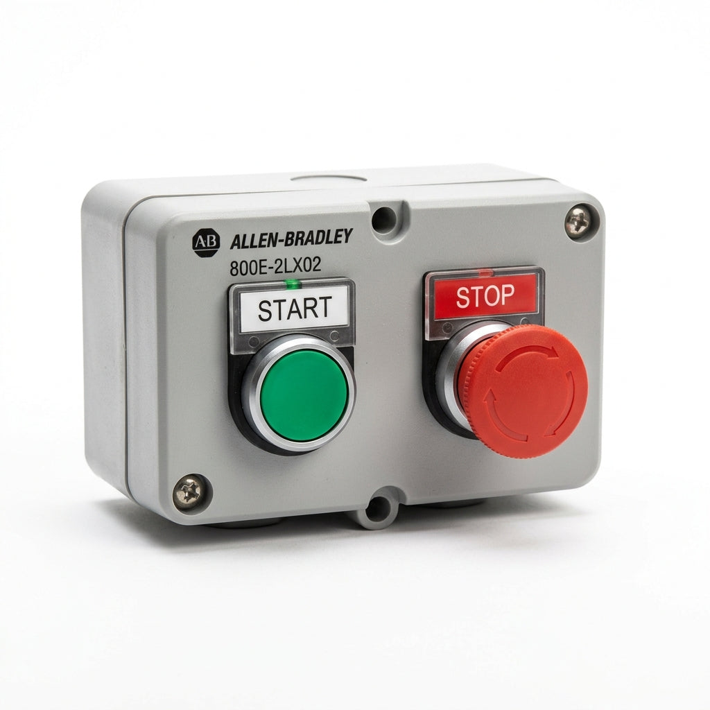 ALLEN-BRADLEY 800E-2LX02 BOTONES PULSADORES BOTONERAS