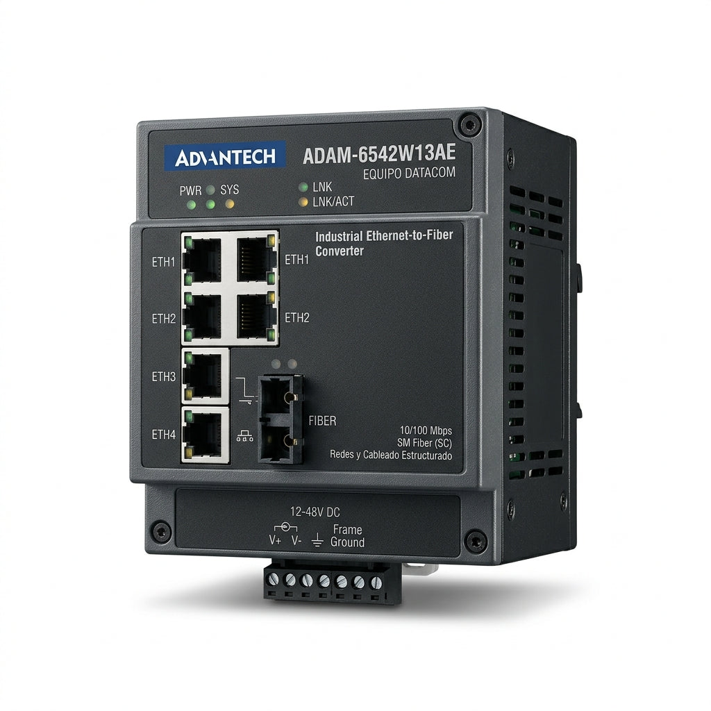 ADVANTECH ADAM6542W13AE EQUIPO DATACOM (REDES Y CABLEADO ESTRUCTURADO)
