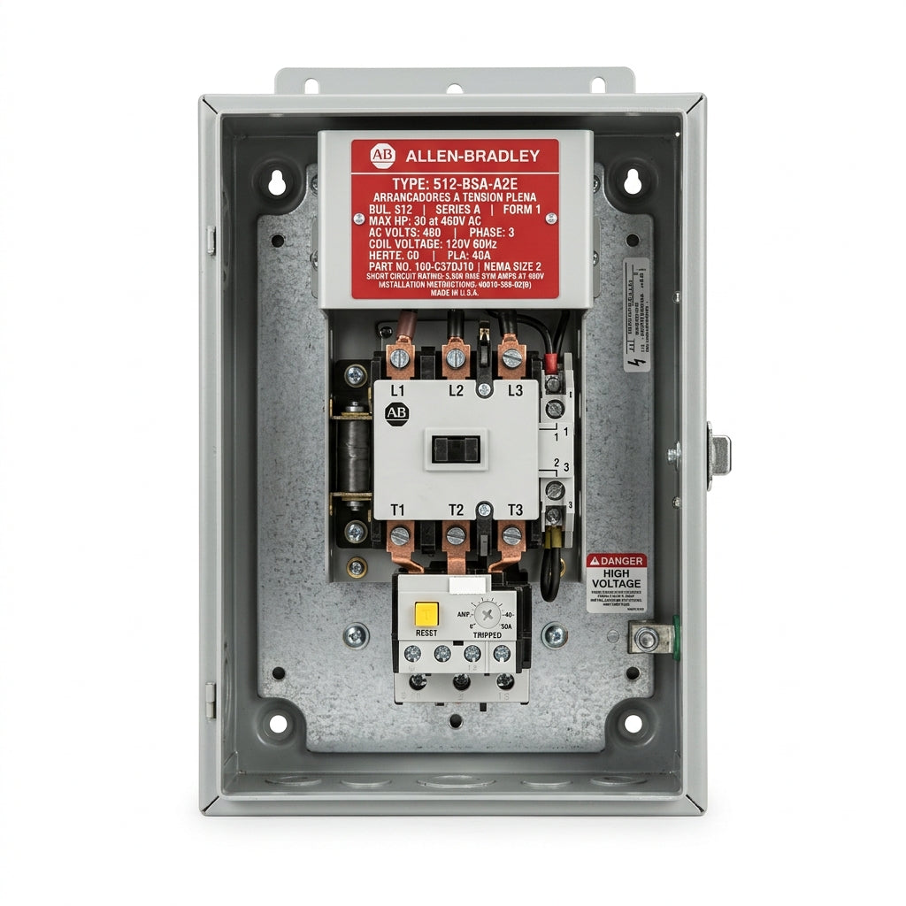 ALLEN-BRADLEY 512-BSA-A2E ARRANCADORES A TENSION PLENA