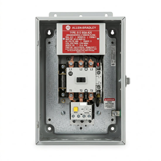 ALLEN-BRADLEY 512-BSA-A2E ARRANCADORES A TENSION PLENA