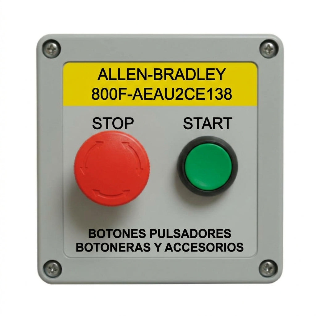ALLEN-BRADLEY 800F-AEAU2CE138 BOTONES PULSADORES BOTONERAS Y ACCESORIOS