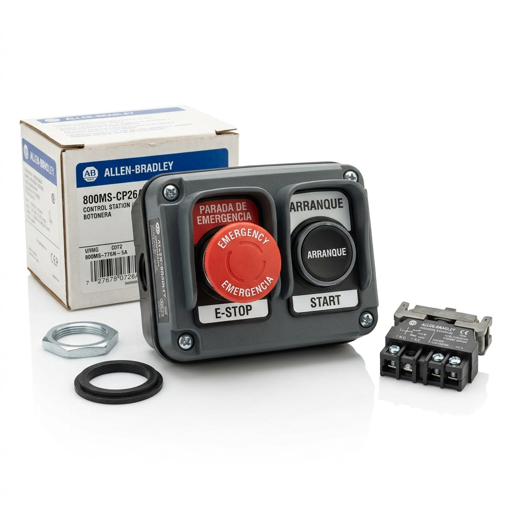 ALLEN-BRADLEY 800MS-CP26A BOTONES PULSADORES BOTONERAS Y ACCESORIOS