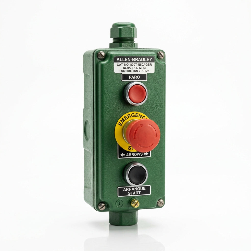 ALLEN-BRADLEY 800T-N50AGBR BOTONES PULSADORES BOTONERAS Y ACCESORIOS