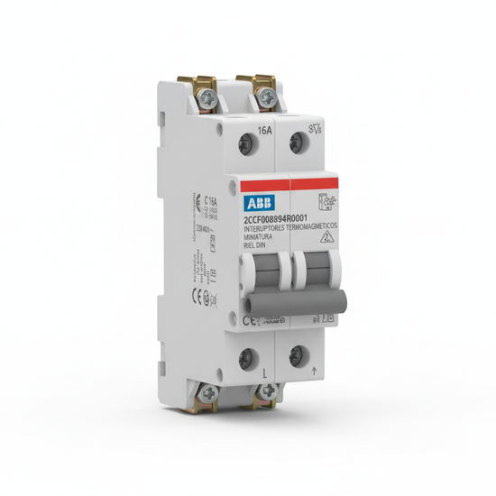 ABB 2CCF008894R0001 INTERRUPTORES TERMOMAGNETICOS MINIATURA RIEL DIN