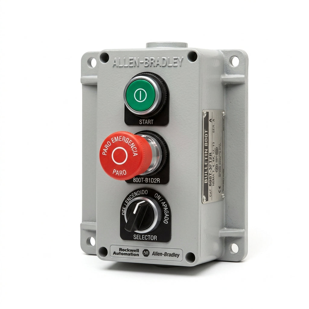 ALLEN-BRADLEY 800T-3FT2R BOTONES PULSADORES BOTONERAS Y ACCESORIOS