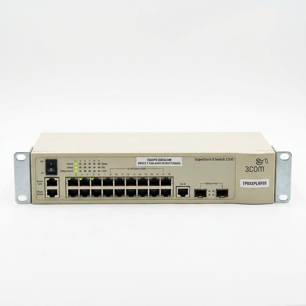 3COM TP0XSPLRF0S EQUIPO DATACOM (REDES Y CABLEADO ESTRUCTURADO)