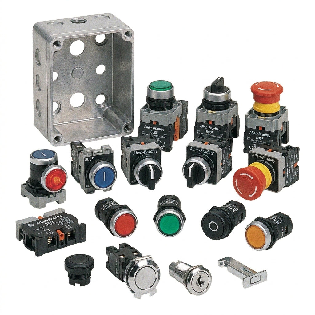 ALLEN-BRADLEY 800F-AF6CU852 BOTONES PULSADORES BOTONERAS Y ACCESORIOS