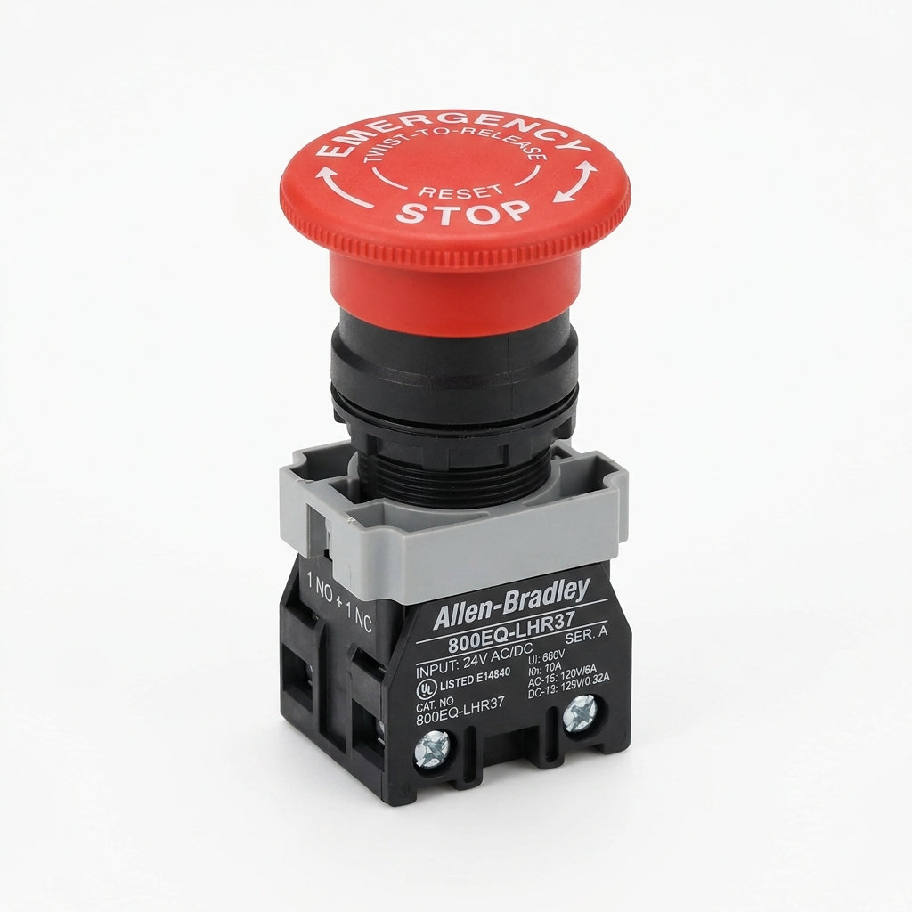ALLEN-BRADLEY 800EQ-LHR37 BOTONES PULSADORES BOTONERAS