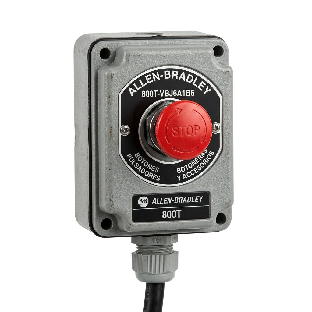 ALLEN-BRADLEY 800T-VBJ6A1B6 BOTONES PULSADORES BOTONERAS Y ACCESORIOS