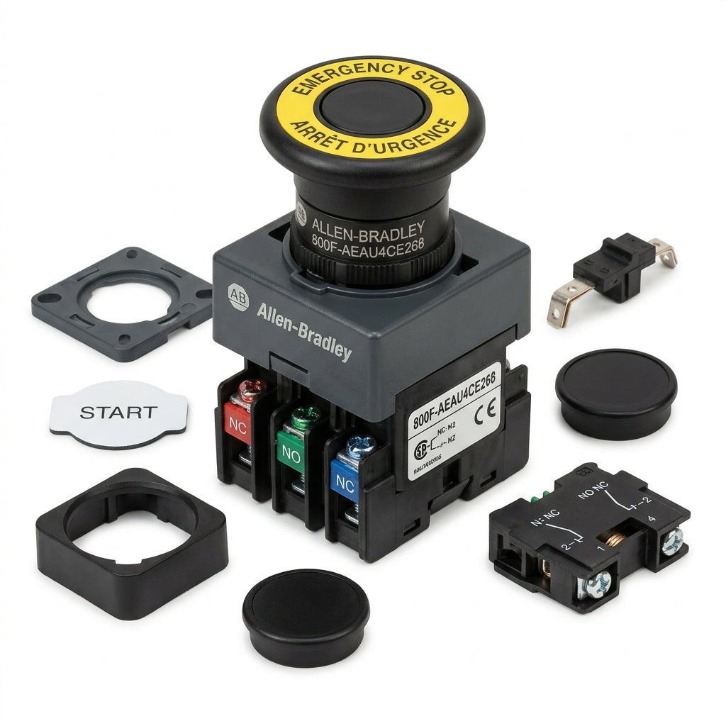 ALLEN-BRADLEY 800F-AEAU4CE268 BOTONES PULSADORES BOTONERAS Y ACCESORIOS