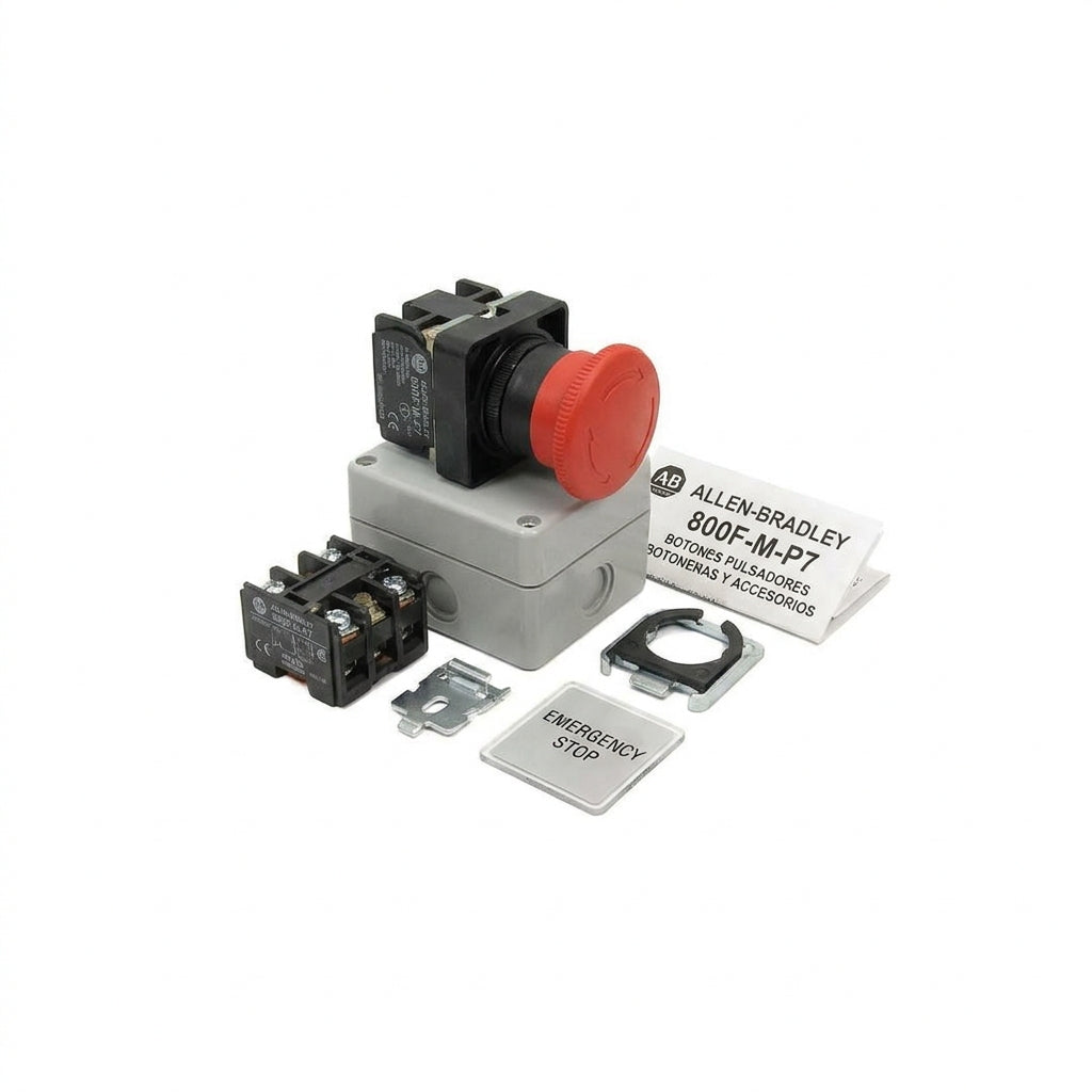 ALLEN-BRADLEY 800F-M-P7 BOTONES PULSADORES BOTONERAS Y ACCESORIOS