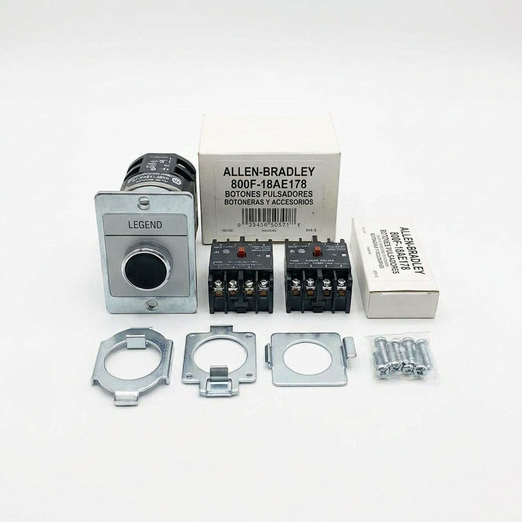 ALLEN-BRADLEY 800F-18AE178 BOTONES PULSADORES BOTONERAS Y ACCESORIOS