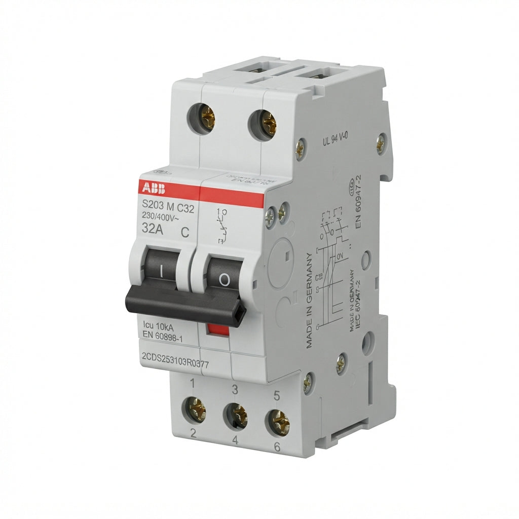 ABB 2CDS253103R0377 INTERRUPTORES TERMOMAGNETICOS MINIATURA RIEL DIN