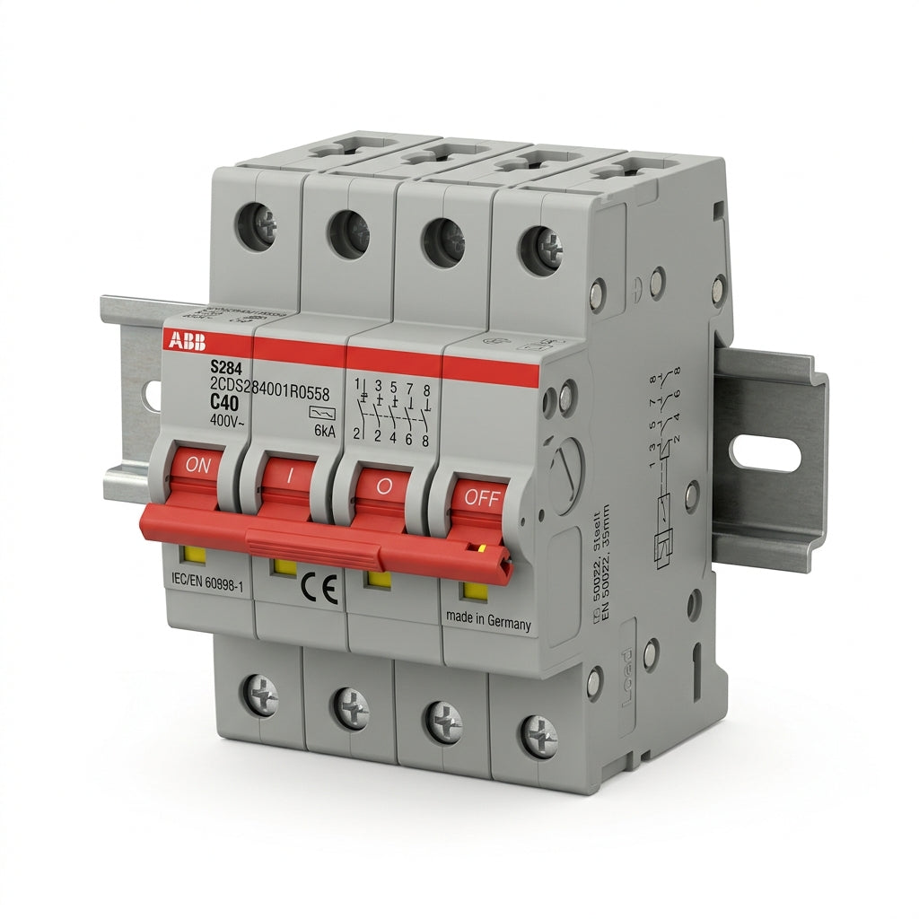 ABB 2CDS284001R0558 INTERRUPTORES TERMOMAGNETICOS MINIATURA RIEL DIN