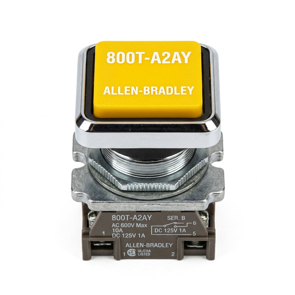 ALLEN-BRADLEY 800T-A2AY BOTONES PULSADORES BOTONERAS Y ACCESORIOS