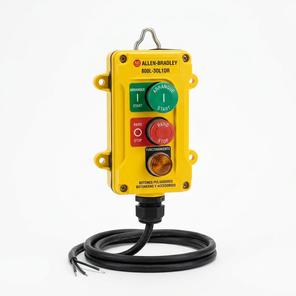 ALLEN-BRADLEY 800L-3OL1OR BOTONES PULSADORES BOTONERAS Y ACCESORIOS