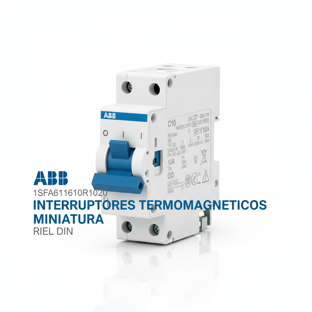 ABB 1SFA611610R1020 INTERRUPTORES TERMOMAGNETICOS MINIATURA RIEL DIN