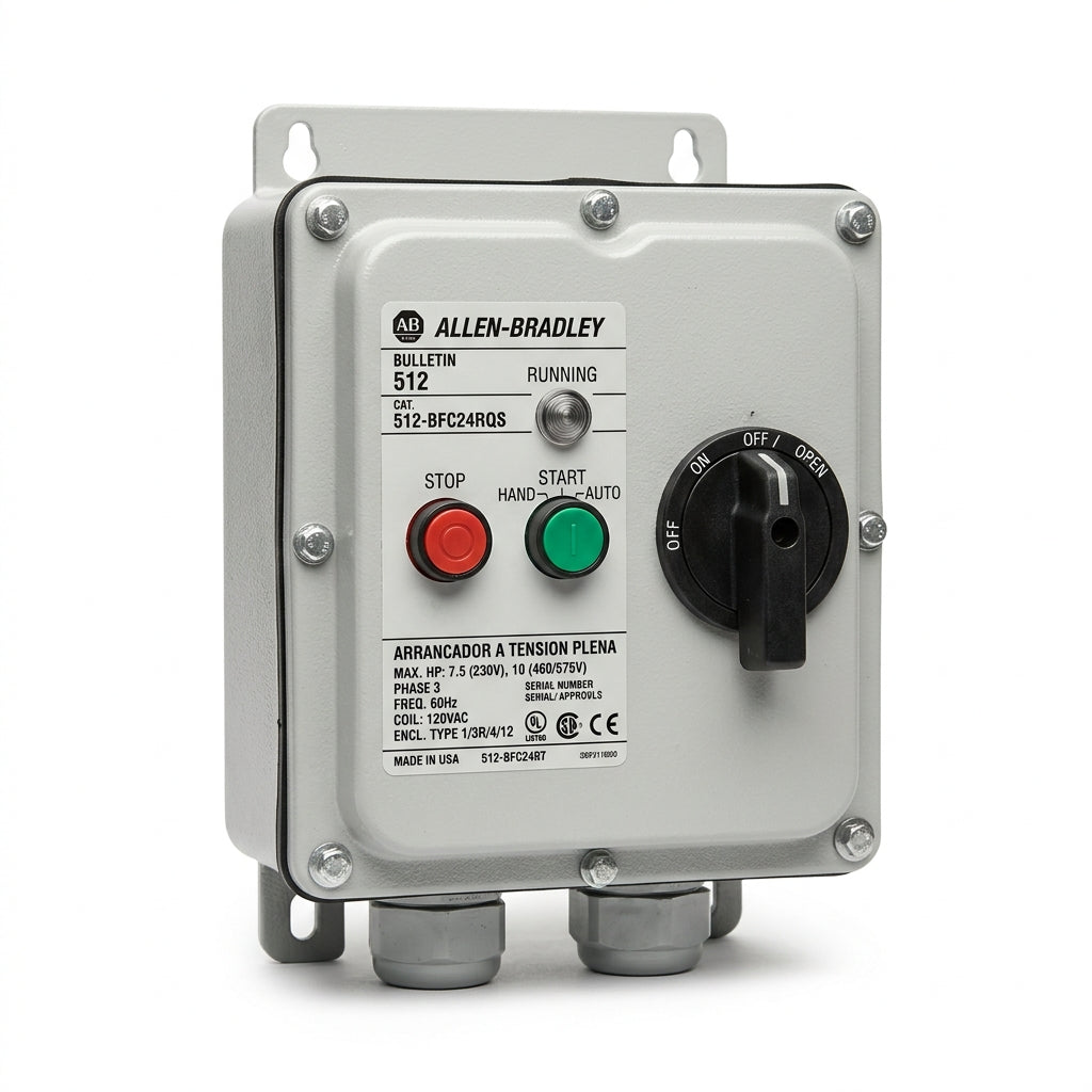 ALLEN-BRADLEY 512-BFC24RQS ARRANCADORES A TENSION PLENA