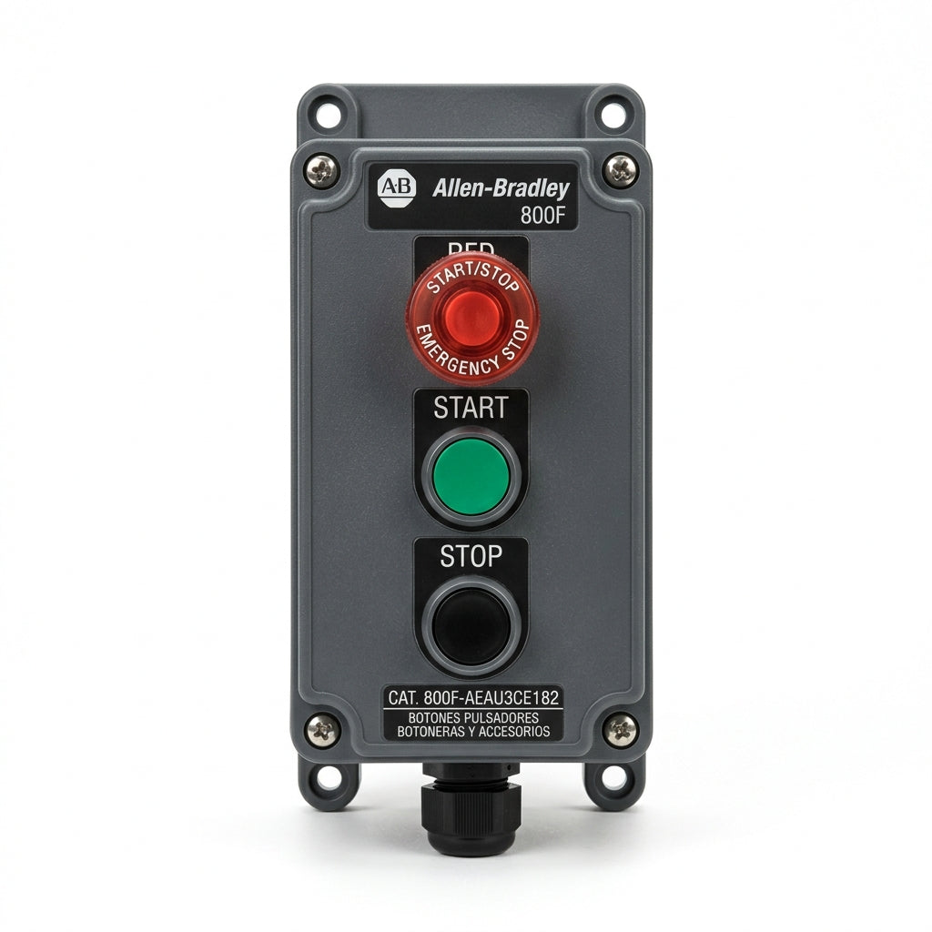 ALLEN-BRADLEY 800F-AEAU3CE182 BOTONES PULSADORES BOTONERAS Y ACCESORIOS