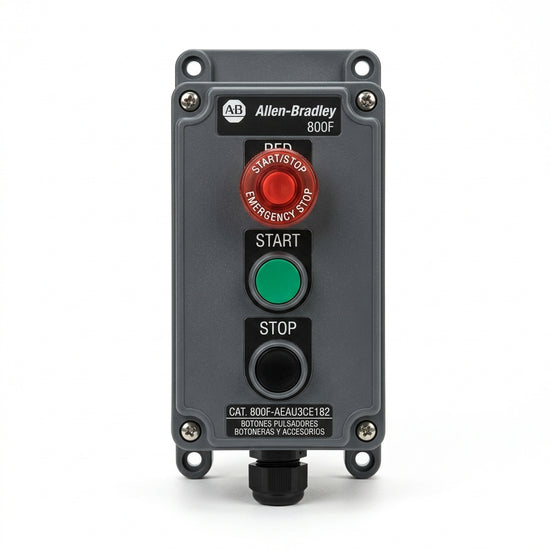 ALLEN-BRADLEY 800F-AEAU3CE182 BOTONES PULSADORES BOTONERAS Y ACCESORIOS