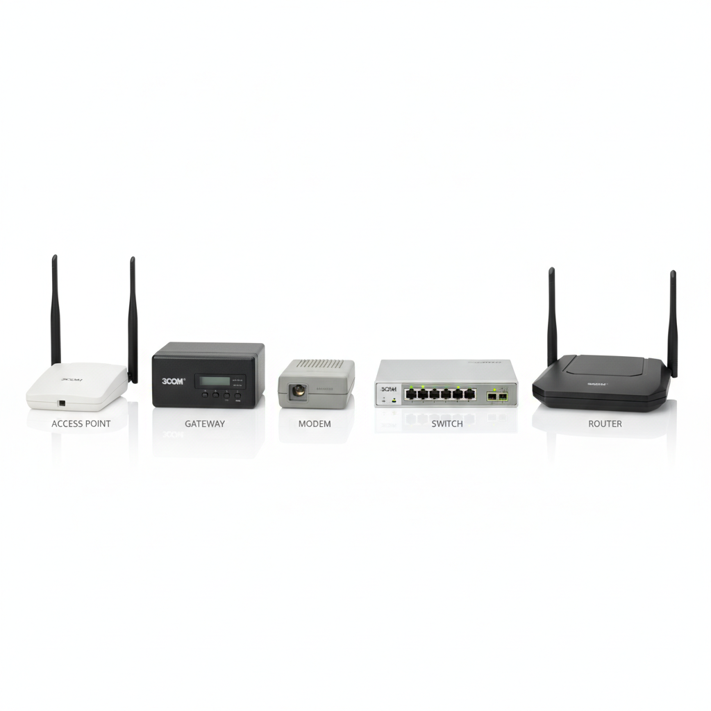 3COM 3300 ACCESS POINTS- GATEWAYS-MODEMS-SWITCHES-ROUTERS