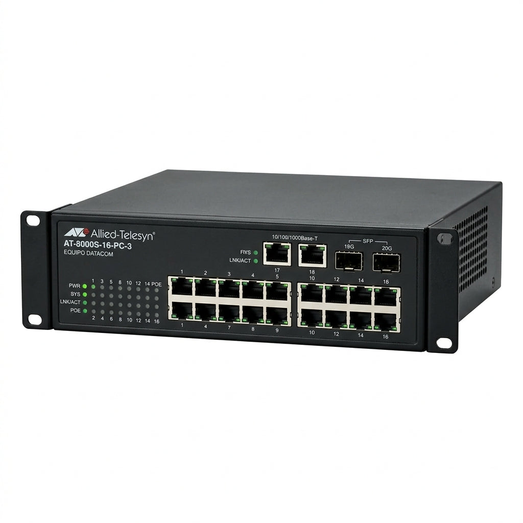 ALLIED-TELESYN AT-8000S-16-PC-3 EQUIPO DATACOM (REDES Y CABLEADO ESTRUCTURADO)