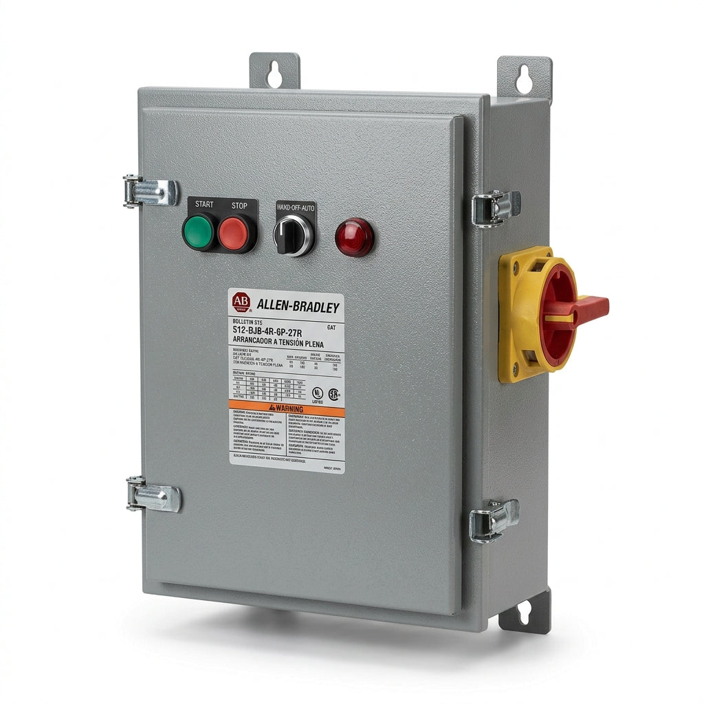 ALLEN-BRADLEY 512-DJB-4R-6P-27R ARRANCADORES A TENSION PLENA
